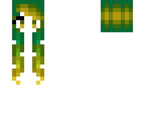 new curly hair base - pickle green and yellow fade v2 - hb