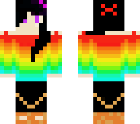 rainbow girl