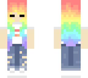 rainbow girl