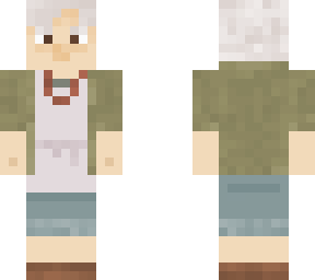 aged gardener woman