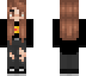 black hoodie girl