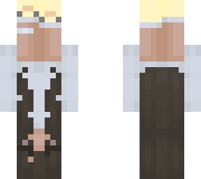 blue sweater with duck shoes (upside down) - girl