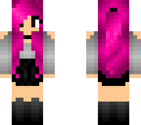 pink hair girl ediet not mine