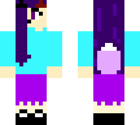purple wolf girl