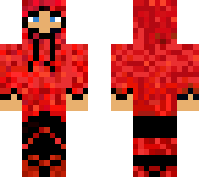 red hoodie