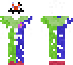 skeletal clown