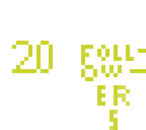 20 followers!!!!!
