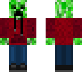 creeper with hoodie