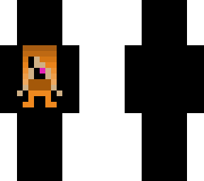 orange scared of the dark girl