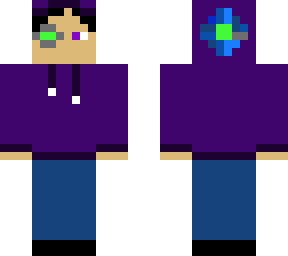 purple coat kid