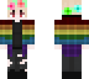 rainbow crown.