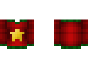 red christmas sweater w/ star - ob