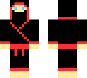 black & red ninja