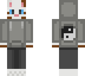 chipflake with a hoodie