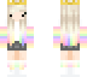 rainbow queen girl