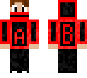 red and black nike boy