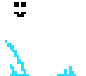 a snowy snow man