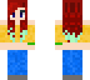 beach girl (my minecraft usual skin)