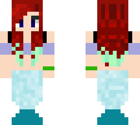 mermaid me (my minecraft usual skin)