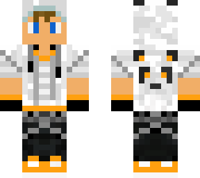 mybro w/panda hoodie (orange)