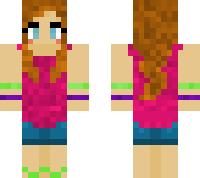 summer color girl