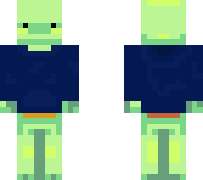 turtle in a sweatshirt not original turtle base.