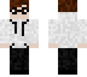 white sport hoodie boy with glasses