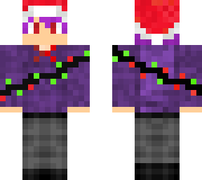 a mix of casual skins and a christmas overcoat