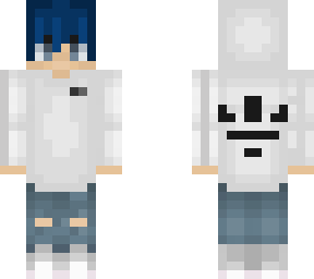 blued hair adidas boy