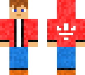 cool boy in red