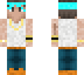 gangster with blue bandana
