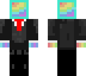 rainbow suit character