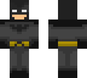 an undundian with batman costume (capeless)