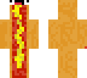 aswd hotdog (with spilled ketchup)