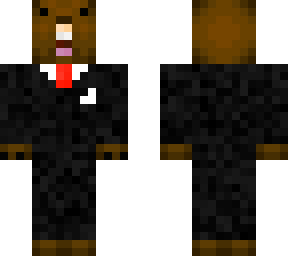 beaver in suit