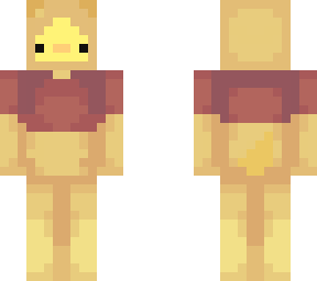 duck in winnie the pooh outfit