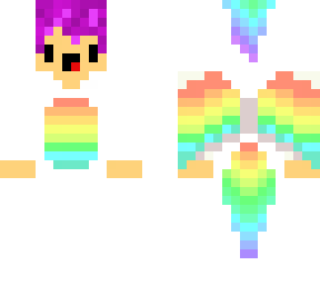 unicorn boy but purple hair
