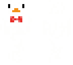 untilted goose game (goose with bowtie)