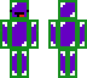 weird green and purple skeppy