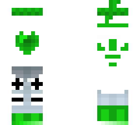 (skin base) the teenage emerald wolf girl