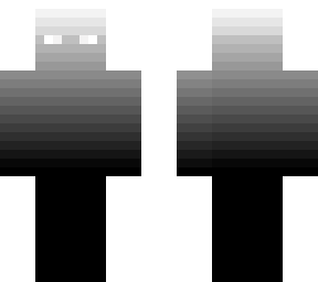 black and white fade w white eyes