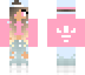 blue and pink addidas girl