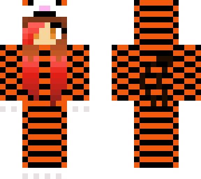 cute tiger onsie girl