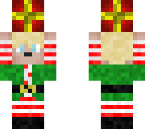 elf holding present