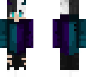 icy boi idk (edit black n white to blue n purple uwu)