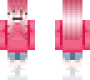 pink wolf girl