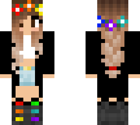 rainbow girl