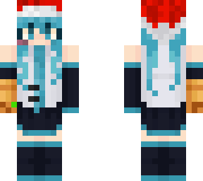 santa hatsune