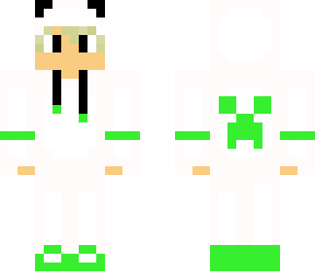 white and green creeper boy/chico creeper blanco y verde