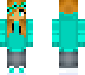 blue girl!